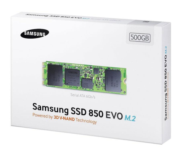 Samsung 500GB M.2 SSD 850 EVO - 244004 - zdjęcie 3